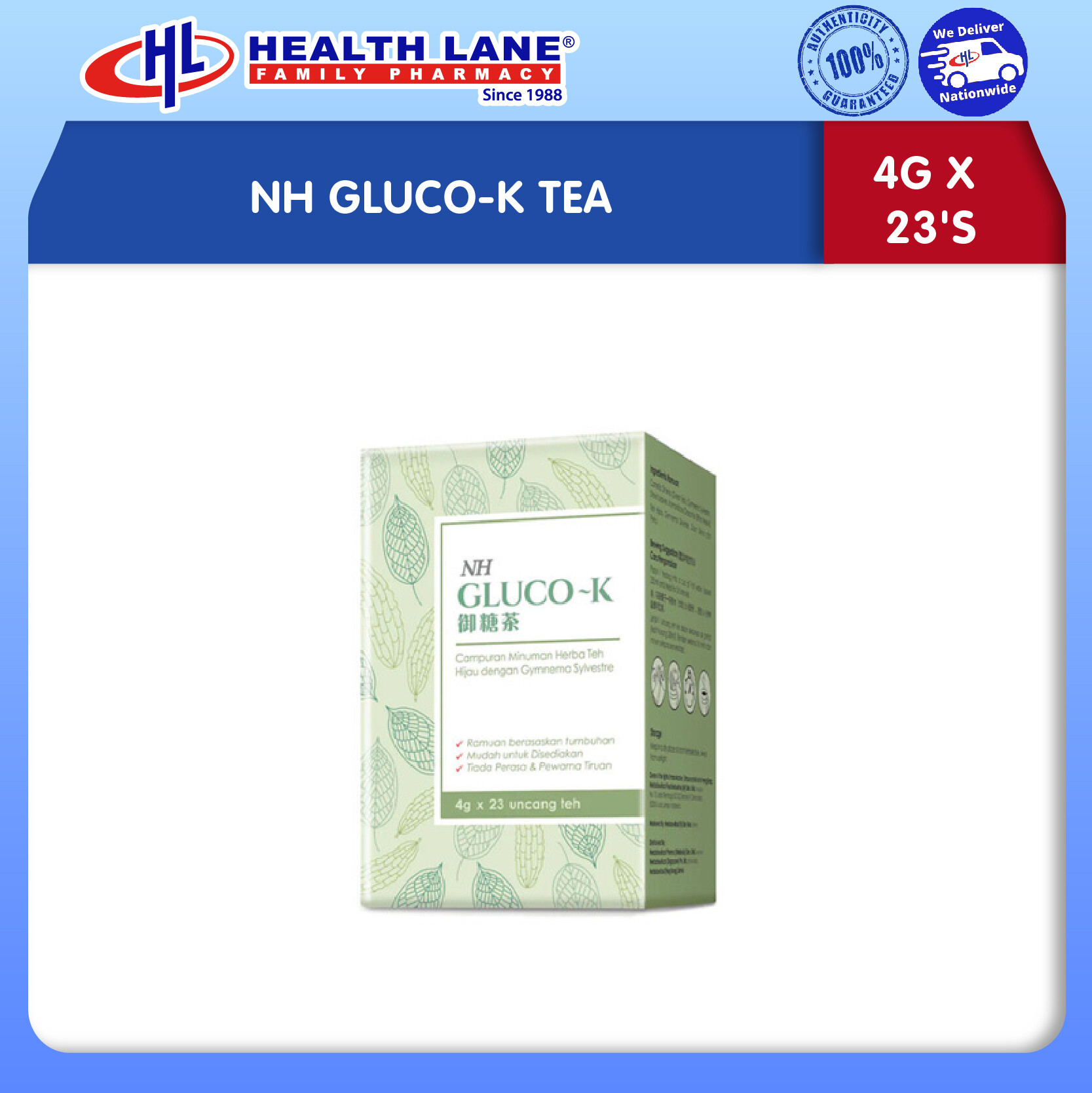 NH GLUCO-K TEA (4Gx23'S)